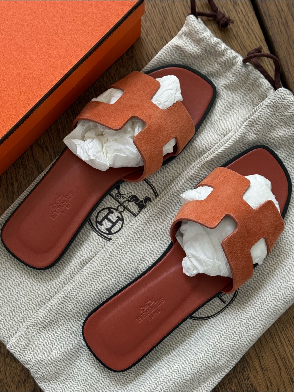 NEW Hermes Oran Sandal